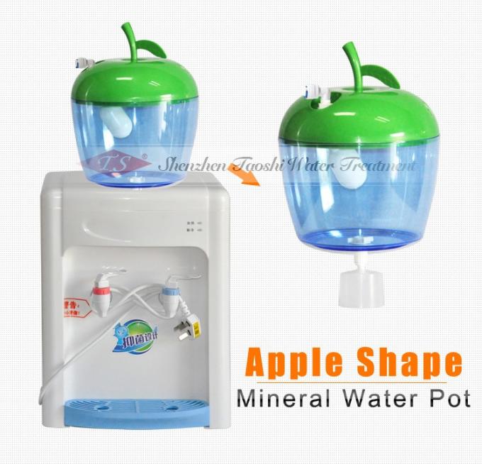 Apple modella il chiaro vaso di plastica dell'acqua minerale per l'erogatore dell'acqua potabile