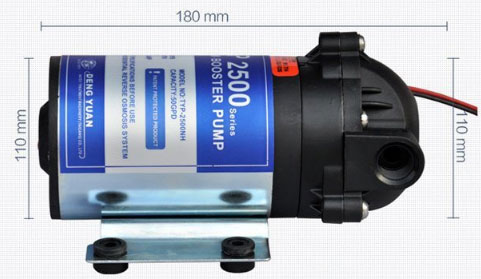 Flusso della pompa idraulica della pompa di pressione dell'acqua del RO 24VDC >0.55L/Min per il depuratore di acqua