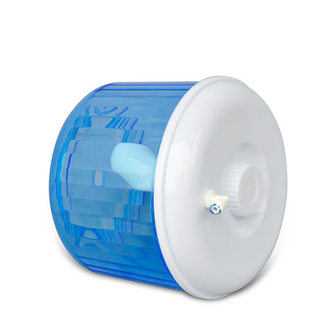 Materiale trasparente dell'ABS del vaso del depuratore di acqua minerale del blu 7L per il sistema del filtro da acqua